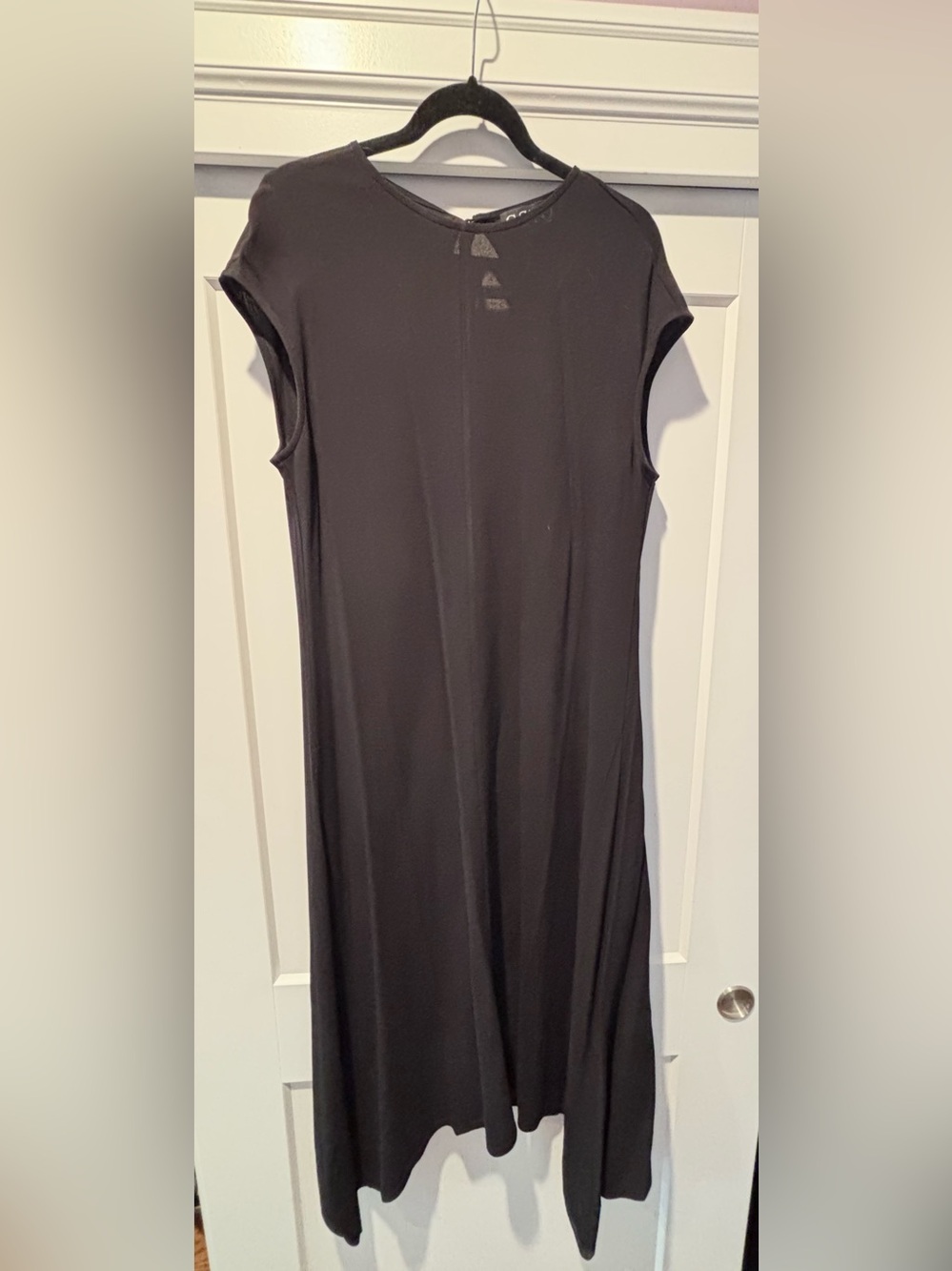 GSTQ Black Maxi Dress with Tie Back